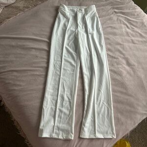 White Small Long Pants